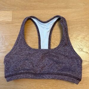 Fleo Nora Sports Bra Burgundy Heathered Size Small